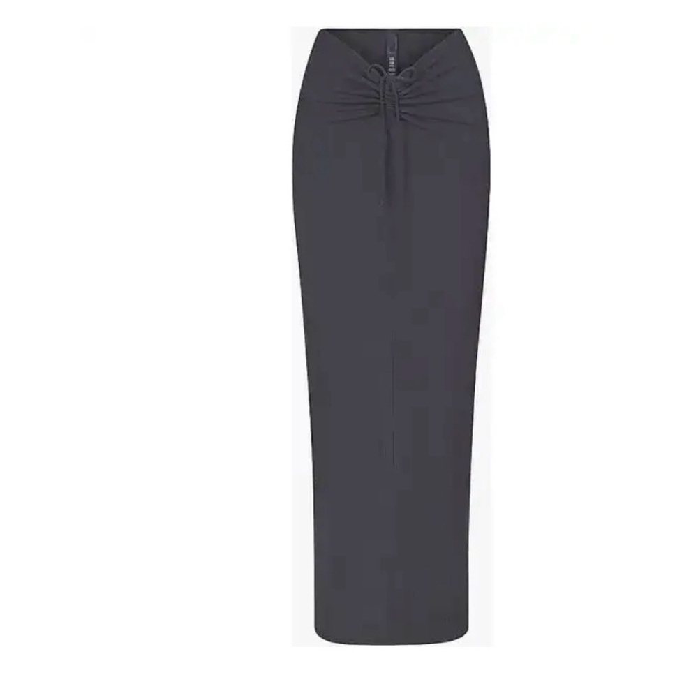 SKIMS Soft Lounge Ruched Long Skirt NWT - Picture 2 of 4
